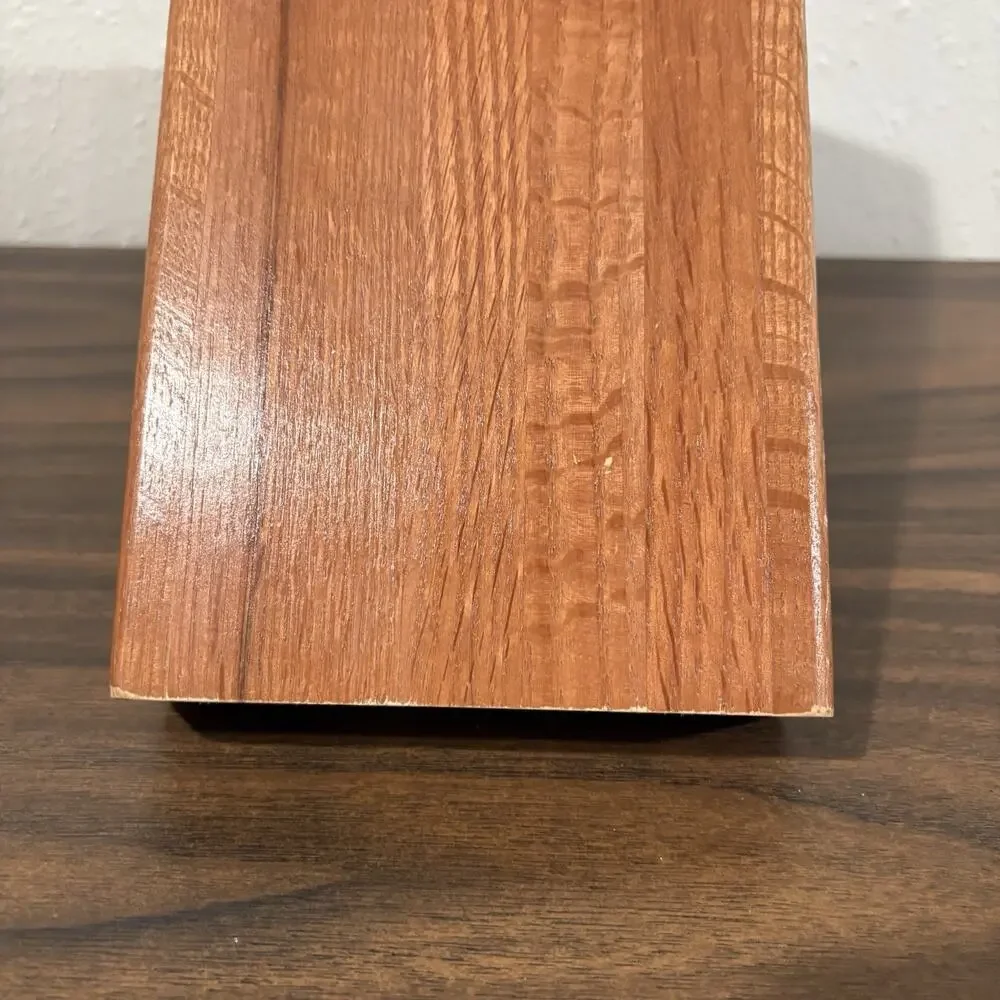 Cutco Homemaker Solid Honey Oak Wood 10-Slot Knife Block Made In USA 8 x 10 x 5